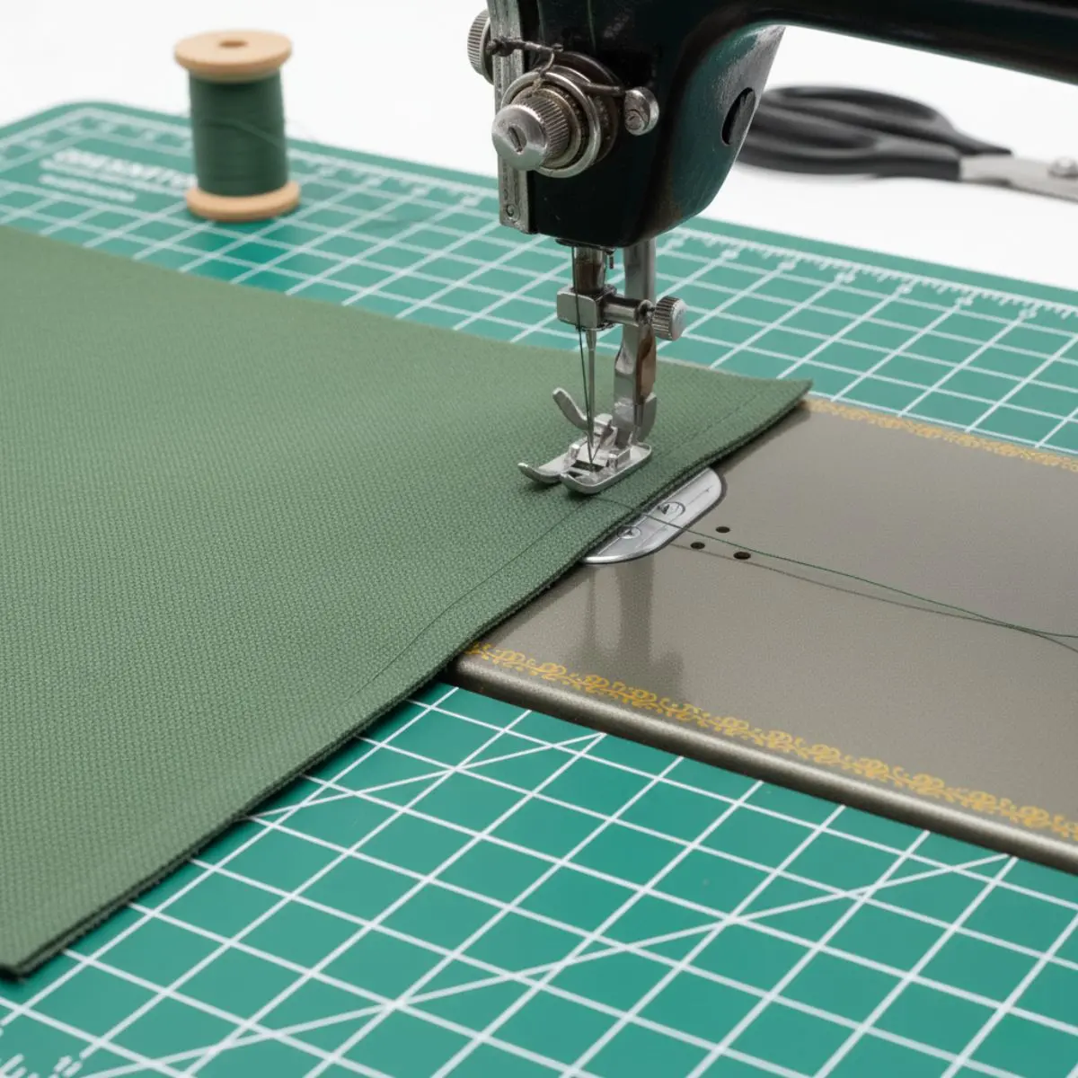 Langkah 3: Satukan Panel Kain