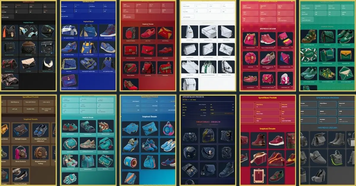 Kolase galeri mockup dari website Signifo.